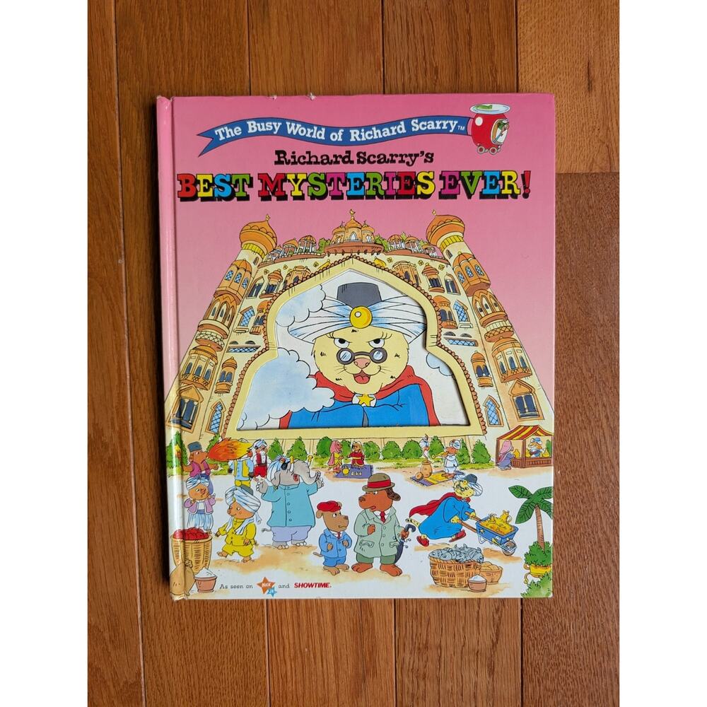 Richard Scarry's Best Mysteries Ever! First Edition 1998 Hard To Find